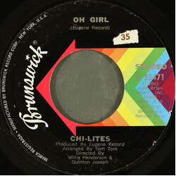 The Chi-Lites Oh Girl USED VINYL 7INCH 45 RPM SINGLE STYRENE STEREO