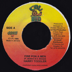 Harry Toddler / Vylmark Fire Pon A Men / No Yatty USED VINYL 7INCH 45 RPM