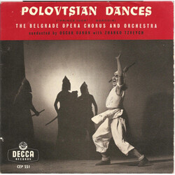Alexander Borodin / Opera Narodnog Pozoriata U Beogradu / Oskar Danon / }arko Cveji Polovtsian Dances USED VINYL 7INCH 45 RPM EP REPRESS
