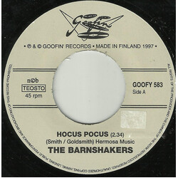 The Barnshakers Hocus Pocus USED VINYL 7INCH 45 RPM SINGLE