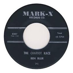Ben Blur / Aaron Plane The Chariot Race / The Flight USED VINYL 7INCH SINGLE 45 RPM