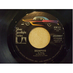 Johnny Rivers Memphis / Secret Agent Man USED VINYL 7INCH 45 RPM SINGLE REISSUE STYRENE