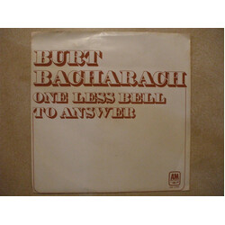 Burt Bacharach One Less Bell To Answer / Freefall USED VINYL 7INCH 45 RPM PROMO