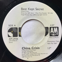 China Crisis Best Kept Secret USED VINYL 7INCH 45 RPM SINGLE PROMO STEREO