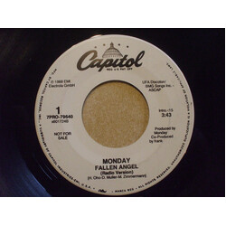 Monday Fallen Angel USED VINYL 7INCH 45 RPM SINGLE PROMO