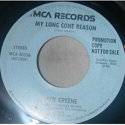 Jack Greene My Long Gone Reason USED VINYL 7INCH 45 RPM PROMO