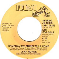 Lena Horne Someday My Prince Will Come USED VINYL 7INCH 45 RPM PROMO