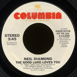 Neil Diamond The Good Lord Loves You USED VINYL 7INCH 45 RPM SINGLE PROMO STEREO MONO