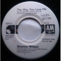 Shanice Wilson The Way You Love Me USED VINYL 7INCH 45 RPM PROMO STEREO
