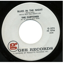 The Cleftones Blues In The Night USED VINYL 7INCH 45 RPM SINGLE