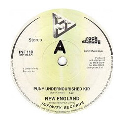 New England Puny Undernourished Kid USED VINYL 7INCH