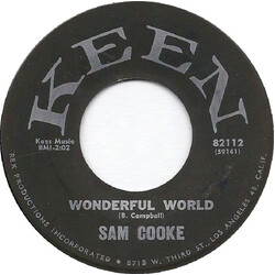 Sam Cooke Wonderful World / Along The Navajo Trail USED VINYL 7INCH 45 RPM SINGLE