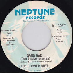 The Corner Boys (2) Gang War (Don't Make No Sense) / Take It Easy Soul Brother USED VINYL 7INCH 45 RPM SINGLE PROMO