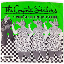 The Coyote Sisters Straight From The Heart (Into Your Life) USED VINYL 7INCH SINGLE 45 RPM