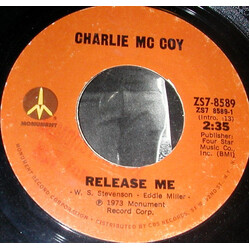Charlie McCoy Release Me / The Fastest Harp In The South USED VINYL 7INCH 45 RPM STYRENE