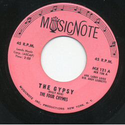 The Four Chymes The Gypsy / Now Look At Who's Crying USED VINYL 7INCH 45 RPM SINGLE