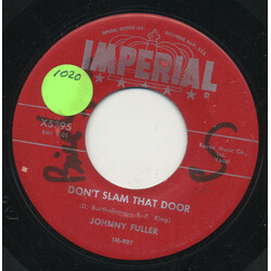 Johnny Fuller Don't Slam That Door USED VINYL 7INCH 45 RPM SINGLE