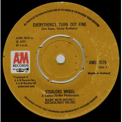 Stealers Wheel Everything'l Turn Out Fine USED VINYL 7INCH SINGLE