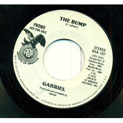 Gabe Lapano The Bump USED VINYL 7INCH 45 RPM PROMO STEREO MONO