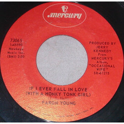 Faron Young If I Ever Fall In Love (With A Honky Tonk Girl) USED VINYL 7INCH SINGLE 45 RPM