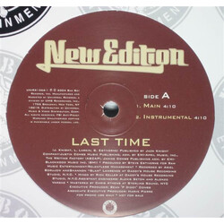 New Edition Last Time USED VINYL 12INCH PROMO