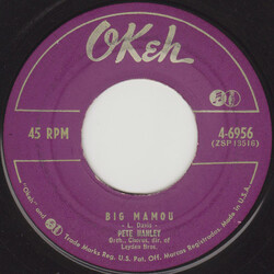 Pete Hanley Big Mamou / Should You Change Your Mind USED VINYL 7INCH 45 RPM SINGLE