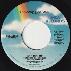 Joe Dolce Shaddap You Face USED VINYL 7INCH 45 RPM