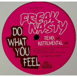 Freak Nasty Do What U Feel USED VINYL 12INCH PROMO