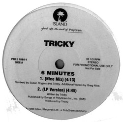 Tricky 6 Minutes USED VINYL 12INCH PROMO