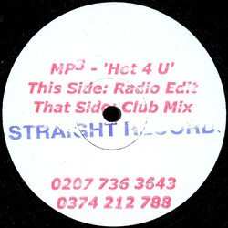 MP3 (2) Hot 4 U USED VINYL 12INCH WHITE LABEL