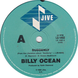 Billy Ocean Suddenly USED VINYL 7INCH 45 RPM