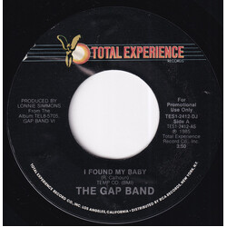 The Gap Band I Found My Baby USED VINYL 7INCH 45 RPM SINGLE PROMO STYRENE
