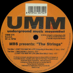 Mauro M.B.S. / The Strings (6) Don't You Want My Love / Disco Boom VINYL 12" USED
