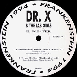 Dr. X / The Lab Girls Frankenstein 1994 USED VINYL 33 S RPM MAXI-SINGLE 12INCH