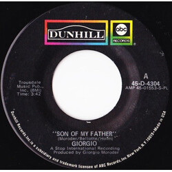 Giorgio Moroder Son Of My Father USED VINYL 7INCH SINGLE 45 RPM