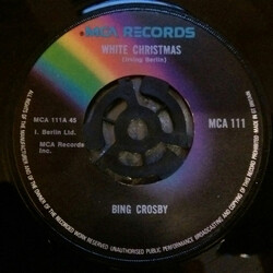Bing Crosby White Christmas / God Rest Ye Merry Gentlemen USED VINYL 7INCH 45 RPM SINGLE REISSUE