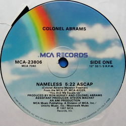 Colonel Abrams Nameless Vinyl 12" USED
