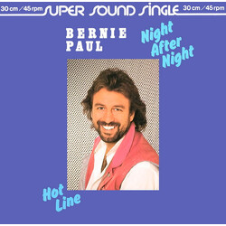 Bernie Paul Night After Night / Hot Line USED VINYL 12INCH SINGLE 45 RPM