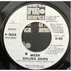 Mesa (9) Sailing Ships USED VINYL 7INCH 45 RPM PROMO