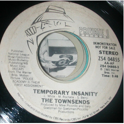 The Townsends Temporary Insanity Vinyl 7" USED