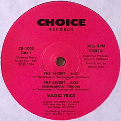 Magic Trick The Secret USED VINYL 12INCH 33 S RPM STEREO