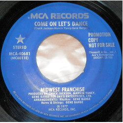 Midwest Franchise Come On Let's Dance USED VINYL 7INCH 45 RPM SINGLE PROMO