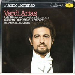 Placido Domingo Verdi Arias Vinyl LP USED