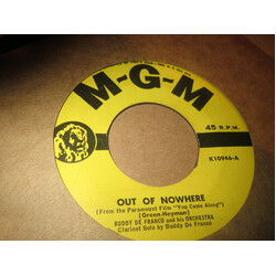 Buddy DeFranco And His Orchestra Out Of Nowhere / Dancing On The Ceiling USED VINYL 7INCH 45 RPM