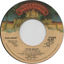Parliament Star Child USED VINYL 7INCH 45 RPM SINGLE STYRENE