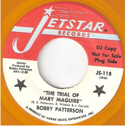 Bobby Patterson The Trial Of Mary Maguire / The Knock Out Power Of Love USED VINYL 7INCH PROMO 45 RPM