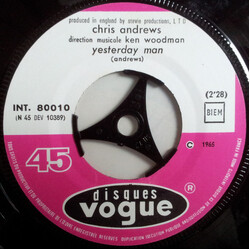 Chris Andrews (3) Yesterday Man USED VINYL 7INCH 45 RPM SINGLE JUKEBOX