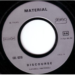 Material Discourse USED VINYL 7INCH 45 RPM SINGLE STEREO