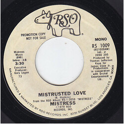 Mistress (6) Mistrusted Love USED VINYL 7INCH 45 RPM SINGLE PROMO STEREO MONO