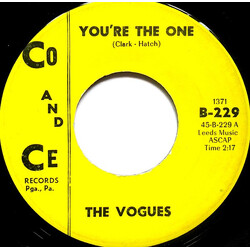 The Vogues You're The One / Some Words USED VINYL 7INCH 45 RPM SINGLE